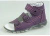 Kožené kotníčkové sandálky, sandály zn. ESSI (fialová).